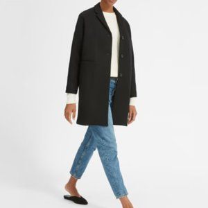 NWT Everlane Cocoon Coat - Black - Size 4